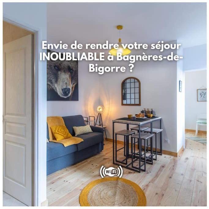 Apartamento Refuge De L'Ours : T2 Equipe Avec Parking Et Wifi Bagnères-de-Bigorre Exterior foto
